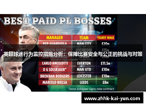 英超球迷行为监控措施分析：保障比赛安全与公正的挑战与对策